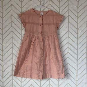 Light peach/pink girls dress 
Baby Gap
5 years